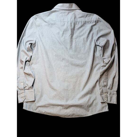 Oakley Mens M Button Down Shirt Checkered Black White Casual Long Sleeve - Picture 3 of 7